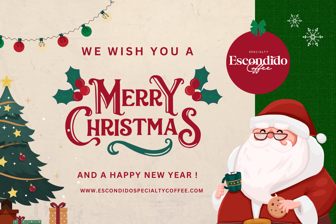Wishing You a Merry Christmas from Escondido Specialty Coffee