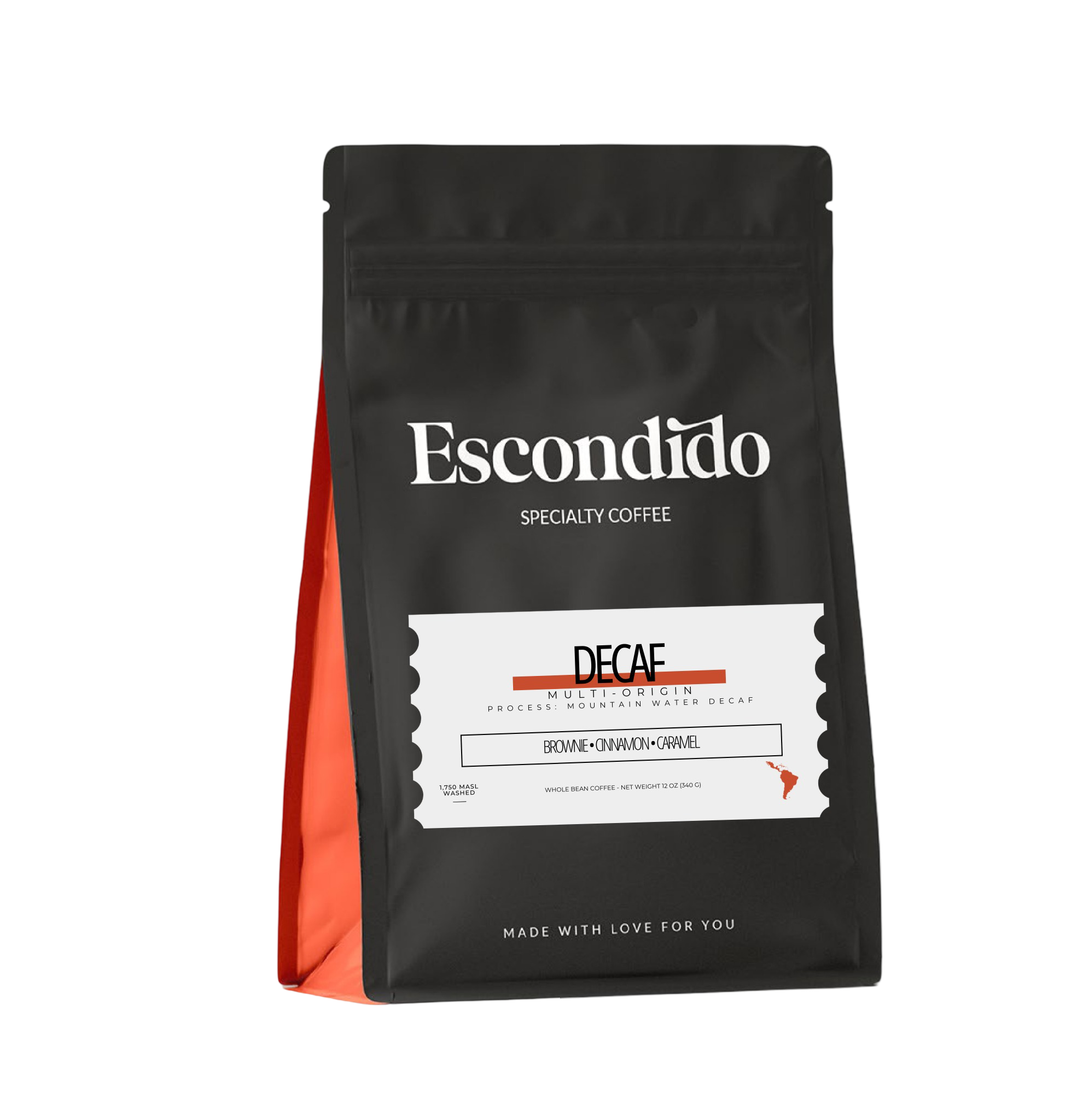 Decaf Coffee | Brownie, Caramel & Cinnamon Notes – Escondido Specialty ...